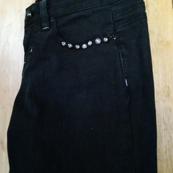 👖Bebe/Siren 2B bebe Skinny Black Jean 🆕Size 28 Women,A Fabulous Gift Item 🎁 - Picture 12 of 16